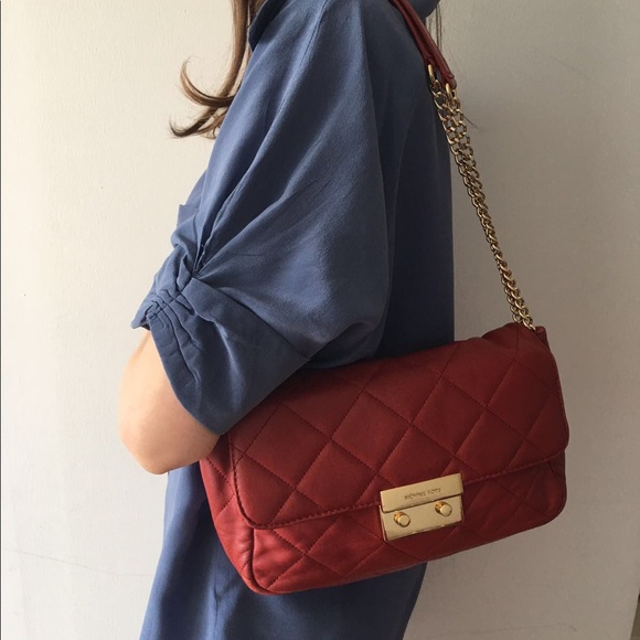 michael kors sloan red